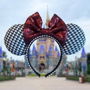 Houndstooth Mickey Ears
